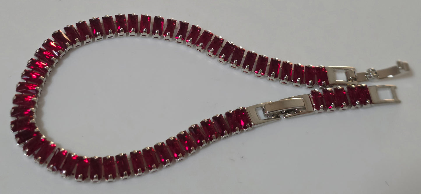 "Diamond" Tennis Bracelet