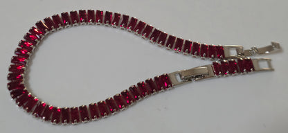 "Diamond" Tennis Bracelet